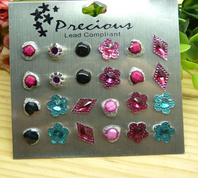 精品耳饰 时尚组合耳钉百搭款耳钉耳饰批发