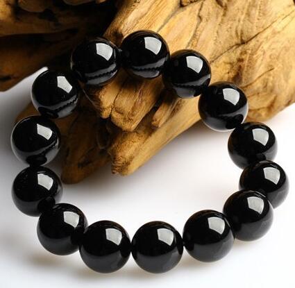 14mm高仿翡翠手链 水晶珠手链 手饰批发