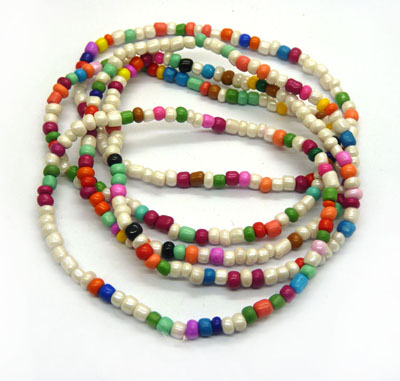 女款时尚装饰手链 彩色pp米粒手链 青春少女必备手链 手饰批发