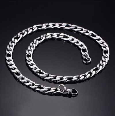 新款男女士钛钢饰品项链样式混搭