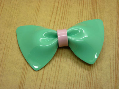 全国最低价批发 正品（梦之恋）淑女蝴蝶结亚克力压夹