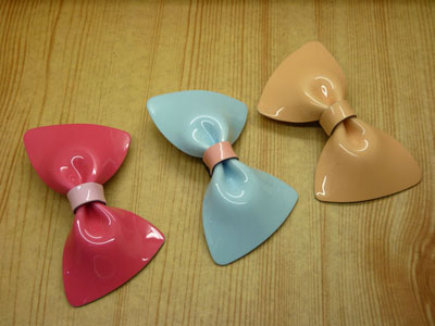 全国最低价批发 正品（梦之恋）淑女蝴蝶结亚克力压夹