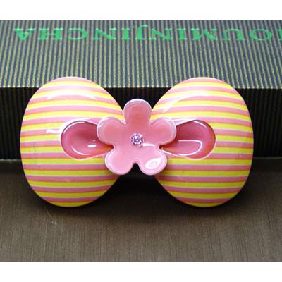 新款正品梦之恋少女亚克力蝴蝶结鸭嘴夹发饰 厂家直销