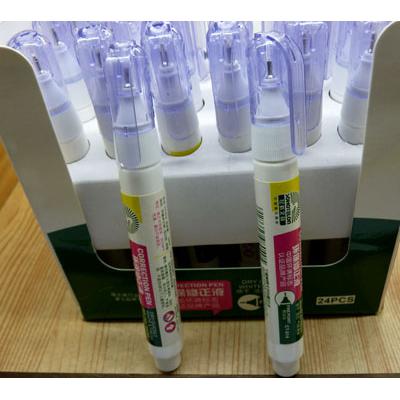松鹤环保握笔式便携修正液涂改液 10ml 学生专用-814
