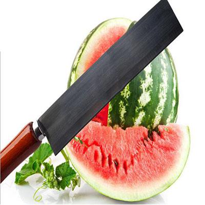 上品木柄不锈钢西瓜刀