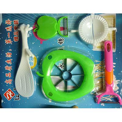 厨房必备品松鼠饭铲苹果切削皮器饺子器6件套