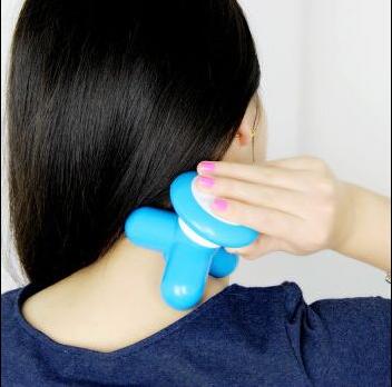 三角震动便捷按摩器 迷你按摩器 USB三脚