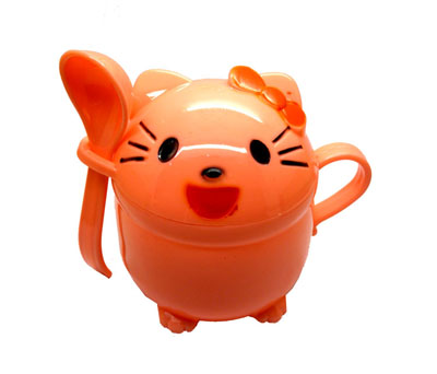 2036 厂家直销 卡通带勺儿童簌口杯