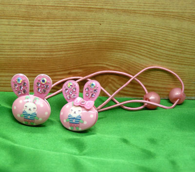 （一对）爆款爆卖正品梦之恋亚克力卡通皮筋 百款混搭发饰批发