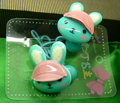 （一对）爆款爆卖正品梦之恋亚克力卡通皮筋 百款混搭发饰批发