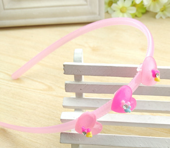 2元店发饰批发女童糖果亚克力可爱卡通头箍发卡