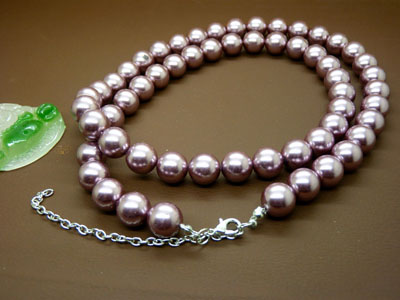 超低价5号10mm正圆 仿珍珠项链
