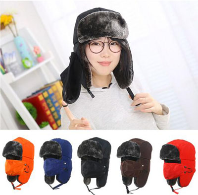 韩版男女士加长护脖防风加厚保暖冬季户外防冻雷锋帽