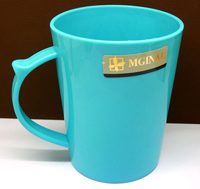 正力2112口杯 简约多色茶水杯 带手柄把饮水杯