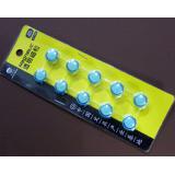 7008透明10粒装磁铁磁粒教学白板用吸铁石直径15mm办公用品	