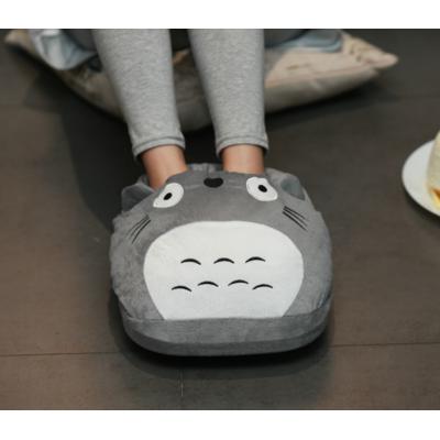 韩版暖脚鞋保暖棉拖混款