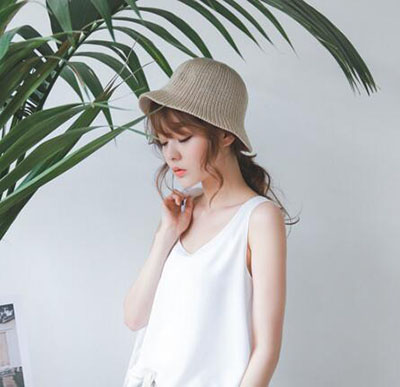 韩版复古秋冬百搭羊毛帽子 女士礼帽盆帽