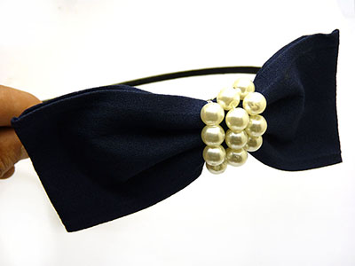 全网最低价最新钢卡珍珠蝴蝶结发箍发卡压发夹