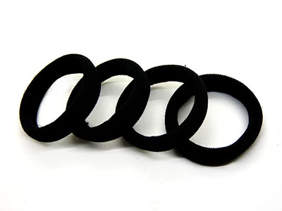 全国最低价 黑色无缝发圈 皮筋 厂家直销发饰