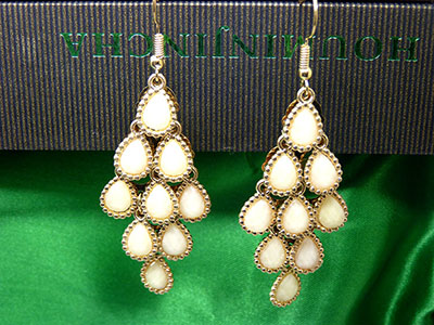 韩国时尚饰品 韩版复古夸张风耳饰 合金流苏耳环