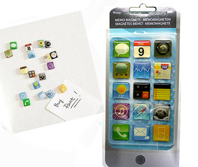 全国最低价创意iphone手机造型冰箱贴/磁铁/磁力贴 15个装