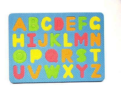 全国最低价28*21cm儿童字母数字EVA拼图益智玩具 泡沫地垫