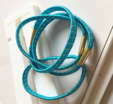 全网热款爆卖100根装印花金葱皮筋跑量发圈