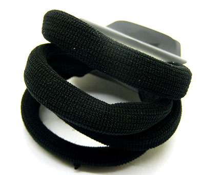 批发2元店饰品4根装无缝接黑色毛巾圈