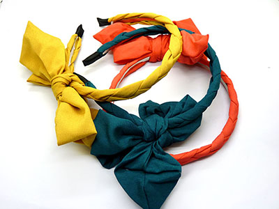  特价简约发饰发卡发箍欧美甜美布艺蝴蝶结发带头箍女