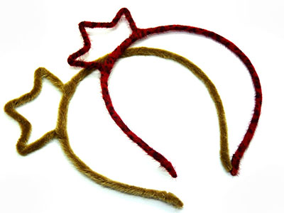 全网最低价毛绒猫耳朵发箍 原宿风正品细头箍小恶魔猫压发箍 百款混搭