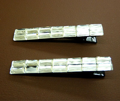 多元店爆款一对发饰头饰批发欧美新款时尚水晶压夹少女