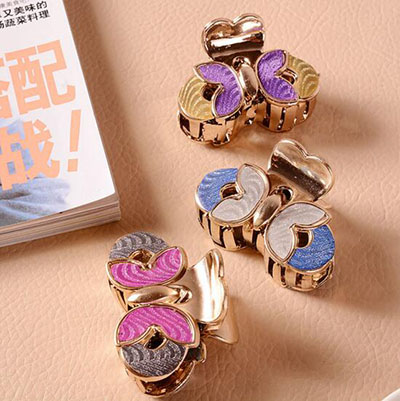 绝对跳楼价7*4.5cm女士沐浴洗澡夹 环保材料假发配件抓夹