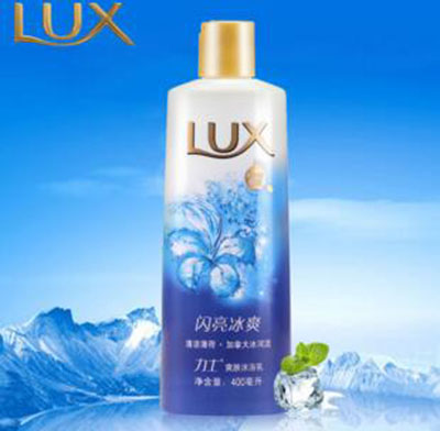 全网最低价正品力士爽肤沐浴露乳液400ml闪亮冰爽