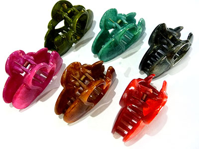 欧美流行仿玉发夹发卡亚克力小抓夹发夹顶夹边夹