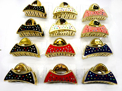 中号新款欧美流行头饰品 时尚百搭简约发夹爪夹 顶夹