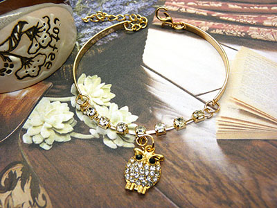 批发外贸新款爆卖珍珠水钻手链首饰饰品