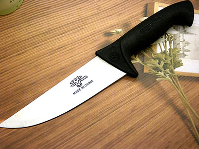 买贵10倍退款黑柄不锈钢牛头刀10寸加厚屠刀 水果刀 