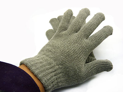 厂家特价批发冬季新款男士针织加厚五指手套