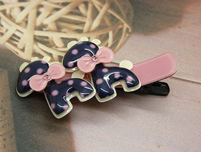 淘宝热卖 工厂直销最低价2号亚克力鸭嘴夹 韩式儿童亚克力发夹发饰