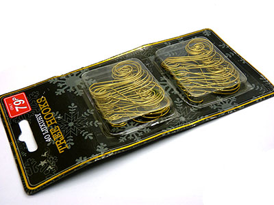 超实用40枚装金属挂钩 S型挂钩	