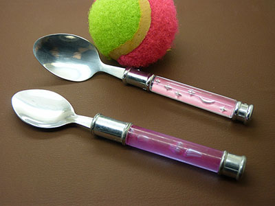 全国最低价 原价2.65元处理价格1.1元高档不锈钢餐具 创意餐具2个勺组合