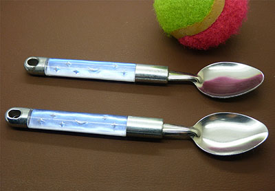 全国最低价 原价2.65元处理价格1.1元高档不锈钢餐具 创意餐具2个勺组合