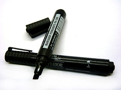 买贵10倍退款油性签字笔 方头工业记号油漆笔 定制速干记号笔