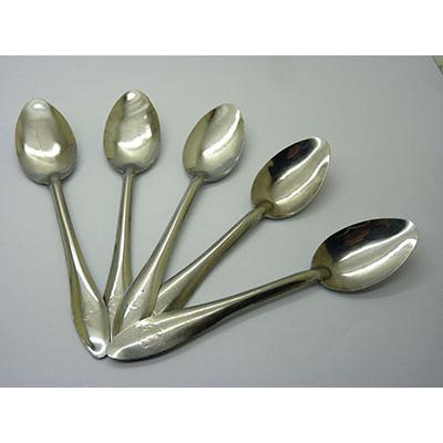 特价5个装10.5*2cm不锈钢小勺 不锈钢餐具 小调羹 甜点勺子（无售后）