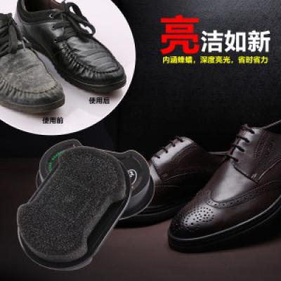日韩新品 蜂蜡 深度亮光椭圆形皮鞋清洁擦