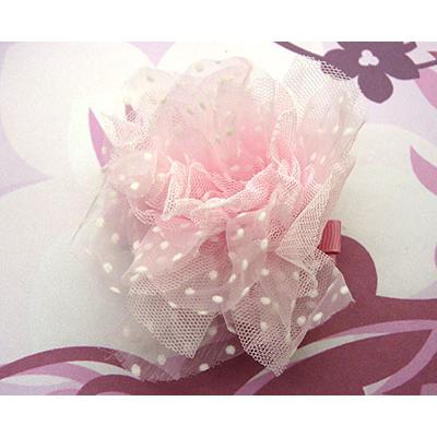 欧美范女士花朵发夹夹儿童纱绸布艺头饰发饰品