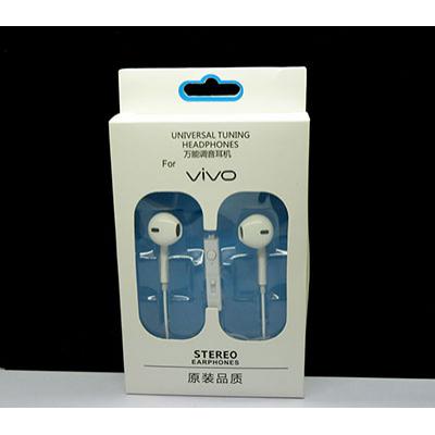 厂家直销 万能通用 蜗牛式 接听 调音国产耳机-ViVO