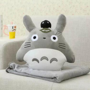 特价小号创意可爱龙猫靠垫抱枕 玩具两用