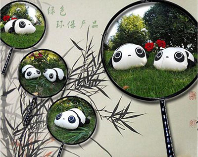 厂家直销大号时尚竹炭包汽车家居除味可爱车用炭包熊猫圆型