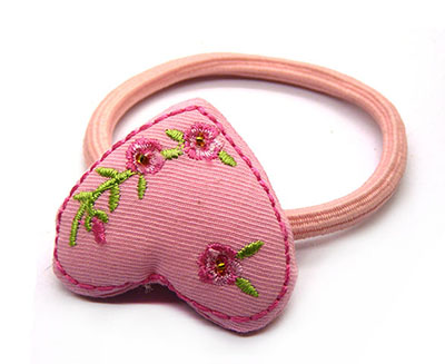 小号儿童发饰 女孩发绳发圈 桃心卡通发绳 扎头发皮筋 厂家直销